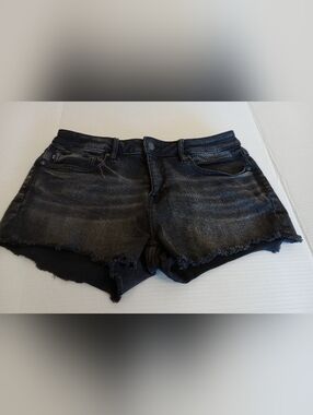 Vigoss Black Washed Denim Shorts